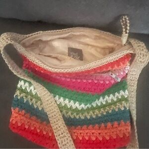 The Sak Macrame Crossbody Handbag